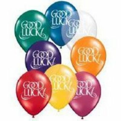 Good Luck! SuperScript Jewel Asstd Latex Balloon Q37527