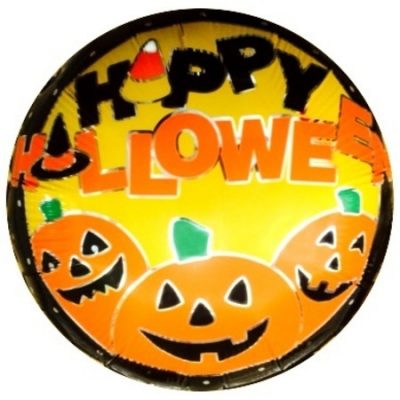 Happy Halloween 3 Jack-O-Lanterns  Single-Sided Unpackaged Foil Balloon QHH