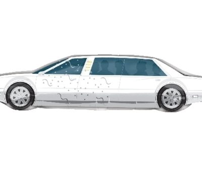 Limo SuperShape Foil Balloon ANA15854