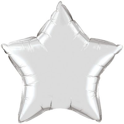 Silver  18inch (45cm) Star Foil D215300