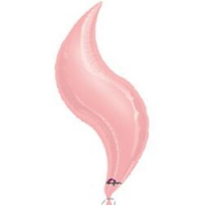 Pastel Pink Curve 42 inch (107cm) Foil Balloon ANA1646599