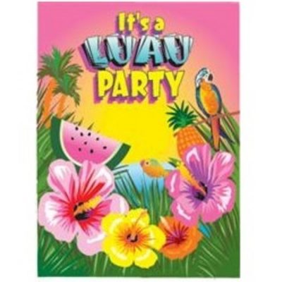 Luau Party Invitations M19164