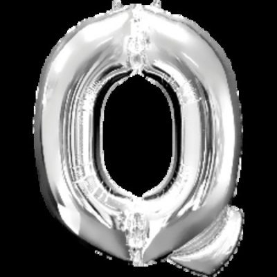 Silver Letter Q Megaloon Foil Balloon ANA32979