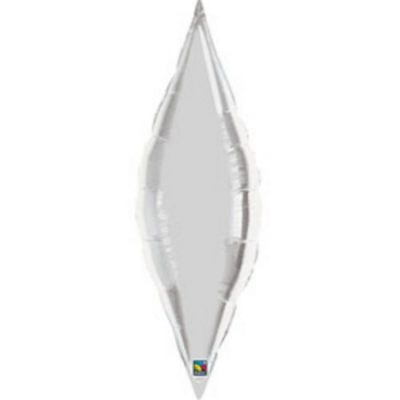 Taper Silver 27 inch (68.6cm) Foil Balloon Q17134