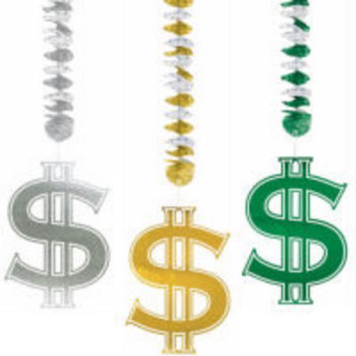 Dollar Sign Dangling Cutouts AM190078