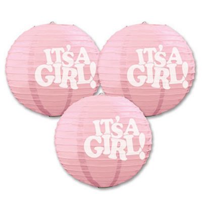 It's A Girl! Paper Lanterns BE54575
