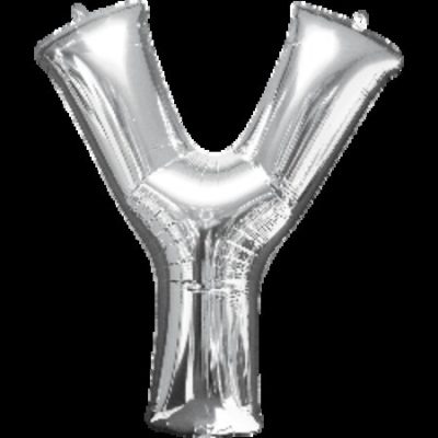 Silver Letter Y Megaloon Foil Balloon ANA32997