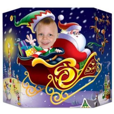 Santa & Elf Photo Prop BE20990