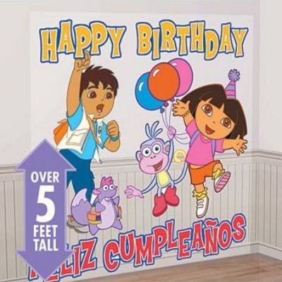 Dora The Explorer Happy Birthday Scene Setter Add-Ons AM679511