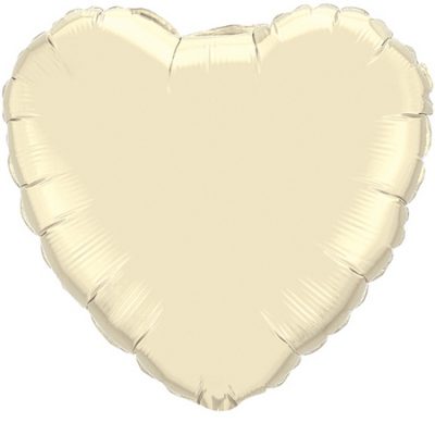 Pearl Ivory Heart Foil Q99347