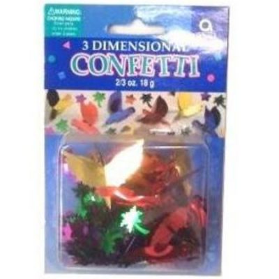 Parrots & Palm Trees 3D Confetti AM36501