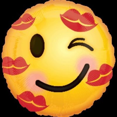 Kiss Emoticon Foil Balloon ANA34232