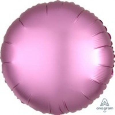Round Flamingo Satin Luxe 18 inch (45 cm) Foil Balloon ANA36821