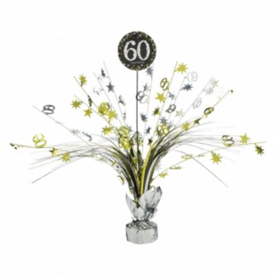 Gold Celebration 60th Centrepiece Spray AM110296