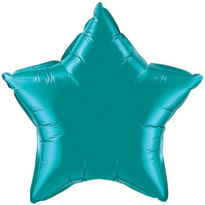 Teal  20 inch Star Foil Q36576