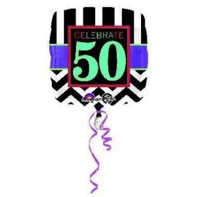 Birthday Celebration 50 Foil Balloon ANA28679