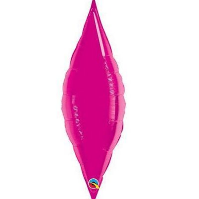 Shape Decor Taper Magenta 27 inch (70cm) Foil Balloon Q22865