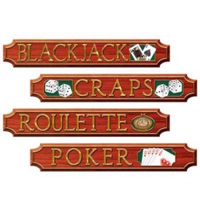 Casino Sign Cutouts BE50070