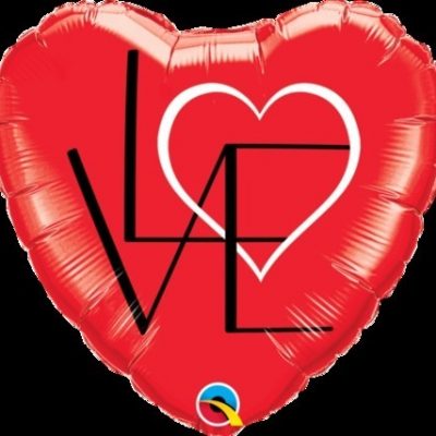 L(Heart)VE Red Foil Balloon Q46079