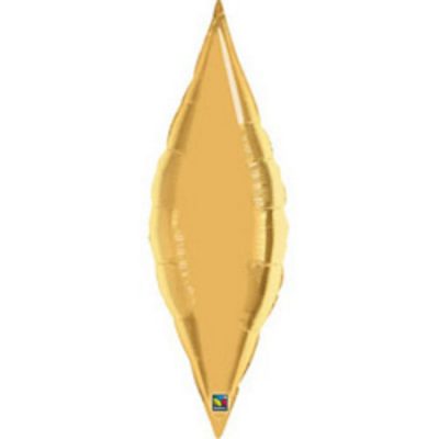 Shape Decor Taper Metallic Gold 27 inch (70cm) Foil Balloon Q17133