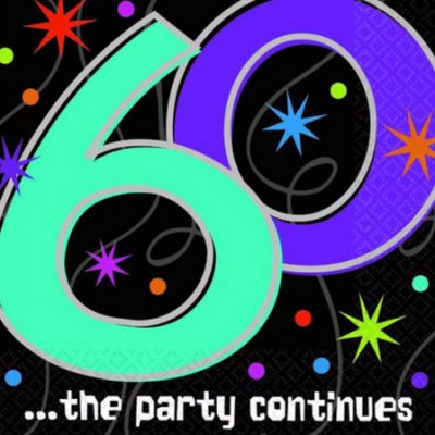 60...The Party Continues Luncheon Napkins AM519797