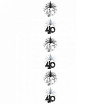 Black & Silver Cascade Column 40 AM993528