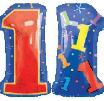 Numeral One Jr. Shape Foil Balloon ANA12666