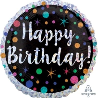 Polka Dot Birthday Foil Balloon ANA34549