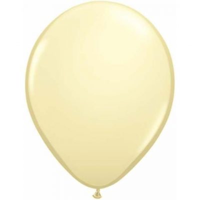 Ivory Silk Fashion Tone 5 inch (12cm) Latex Balloons Q43562