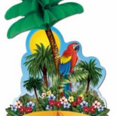 Tropical Island Centrepiece BE55594