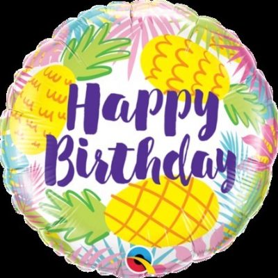 Birthday Pineapples Foil Balloon Q57268