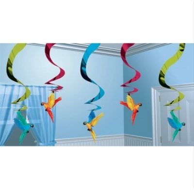 Parrot Hanging Swirl Decorations AM249691