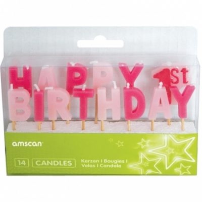 Happy First Birthday Girl Pick Candles AM179636