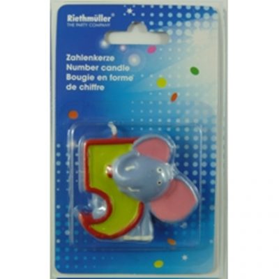 Safari Number 5 Candle AM551795