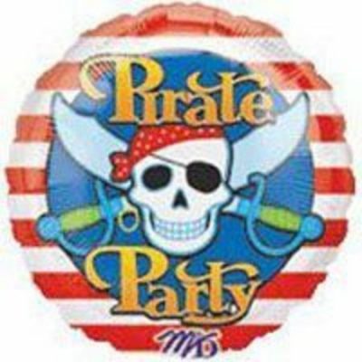 Pirate Party Skull Foil Balloon ANA118221