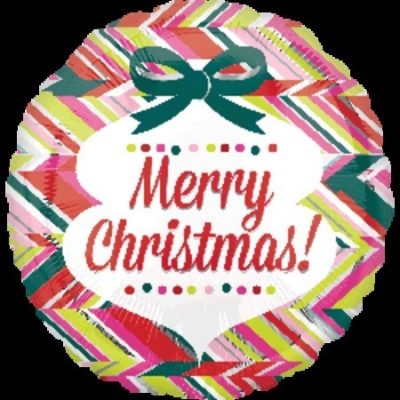 Christmas Bow Foil Balloon ANA33982