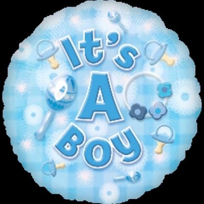 New Baby Boy Foil Balloon ANA25917