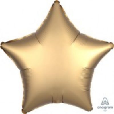 Star Gold Sateen Satin Luxe Foil Balloon ANA36804