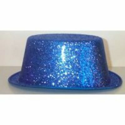 Top Hat Blue Glitter MFGH-1-BLT