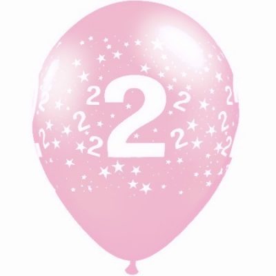 2 Around Pearl Pink Latex Balloon II2PP