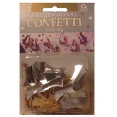 Wedding Bells Doves & Hearts 3D Confetti AM36510