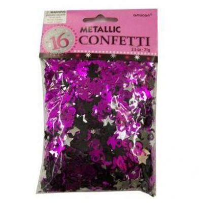 Sweet 16 Sparkle Metallic Confetti AM367083