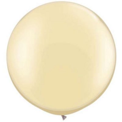 Ivory Silk Fashion Tone 3' Latex Balloon Q43657