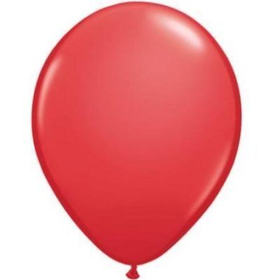 Red Standard 5 inch (12cm) Latex Balloons Q43599