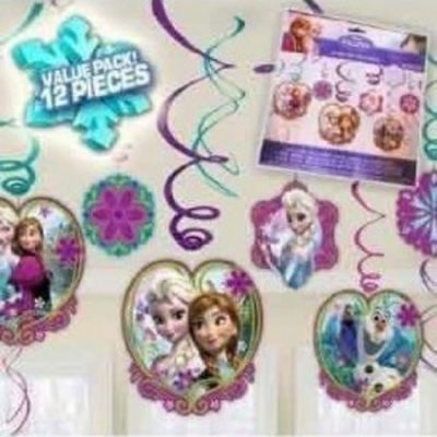 Disney Frozen Swirl Decorations AM670365