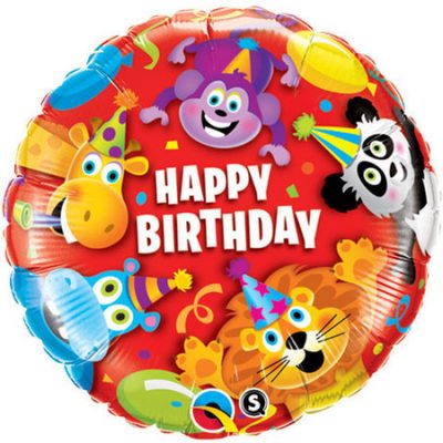 Birthday Party Animals Foil Balloon Q14182