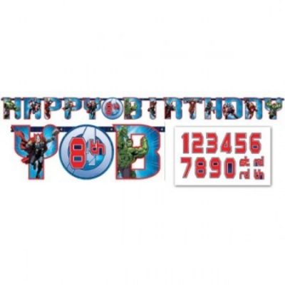 Avengers Jumbo Add On Age Banner AM670297