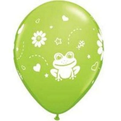 Frogs & Daisies Latex Balloons Q37457