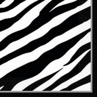 Zebra Luncheon ECO 16 count Napkins AM571332