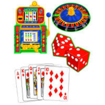 Casino Cutout Assorted AM13277